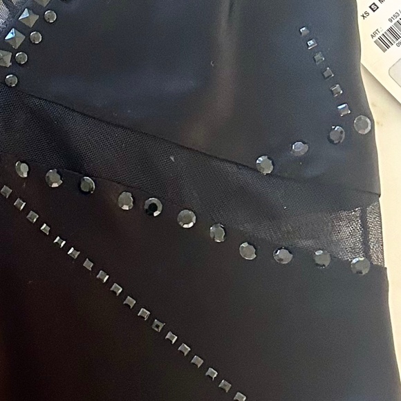 BLACK SATIN CAMISOLE/ TANK TOP - Picture 3 of 4